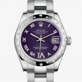 falso Rolex Datejust Purple con diamanti M178344-0016